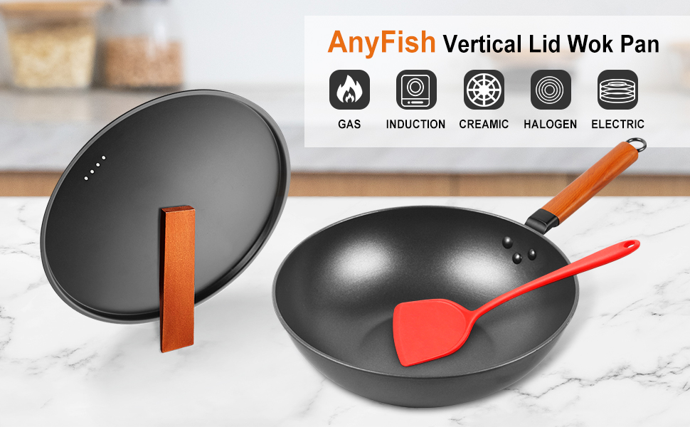 Anyfish Non stick Wok