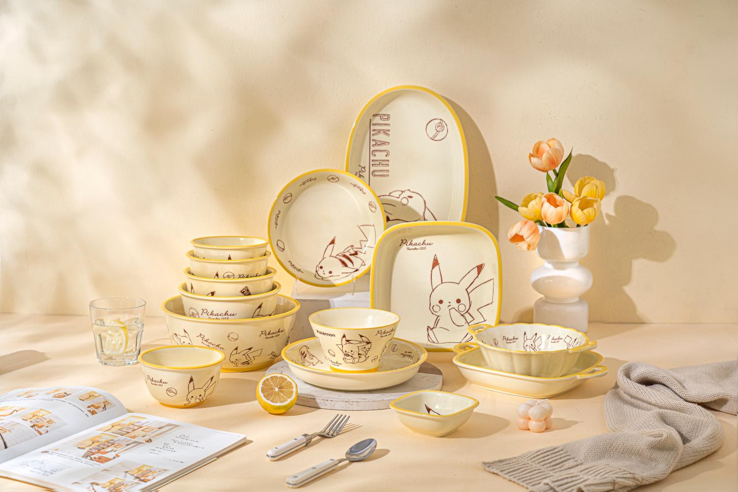 顺祥 W釉下6英寸新范碗2件套(宝可梦款-童真)15.3*7.8cm