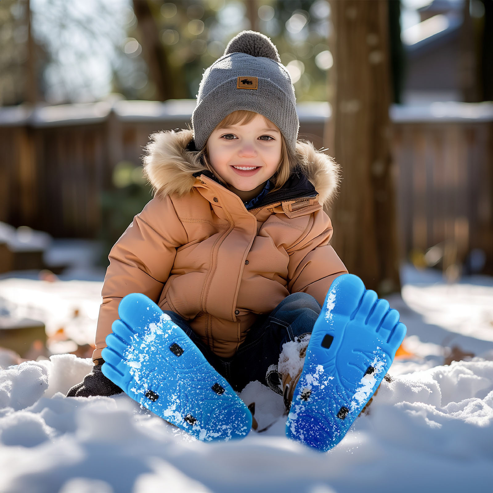 Get Wham-O Yeti Shaped Snowshoes - Blue Delivered | Weee! Asian Market