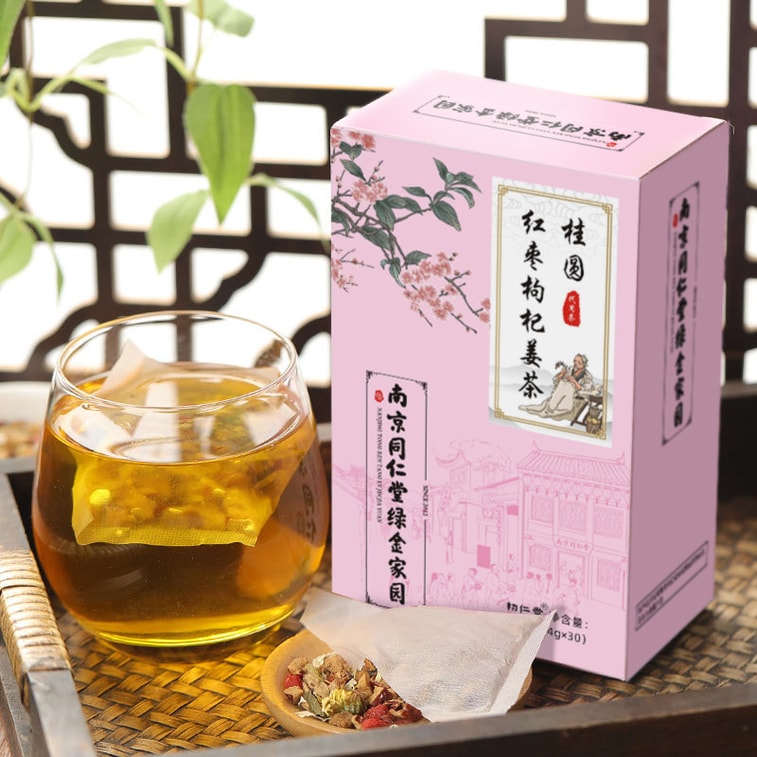 商品詳情 - 南京同仁堂 桂圓紅棗枸杞薑茶 女人大姨媽女神茶 30包 120g - image2