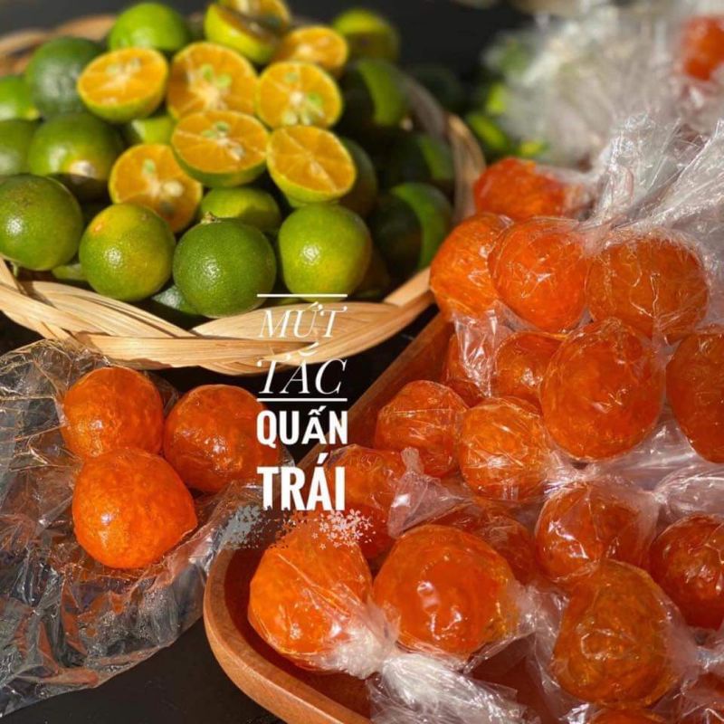 MỨT TẮC TRÁI QUẤN NGÀY XƯA CHUA NGỌT NGUYÊN VỊ (image 3)