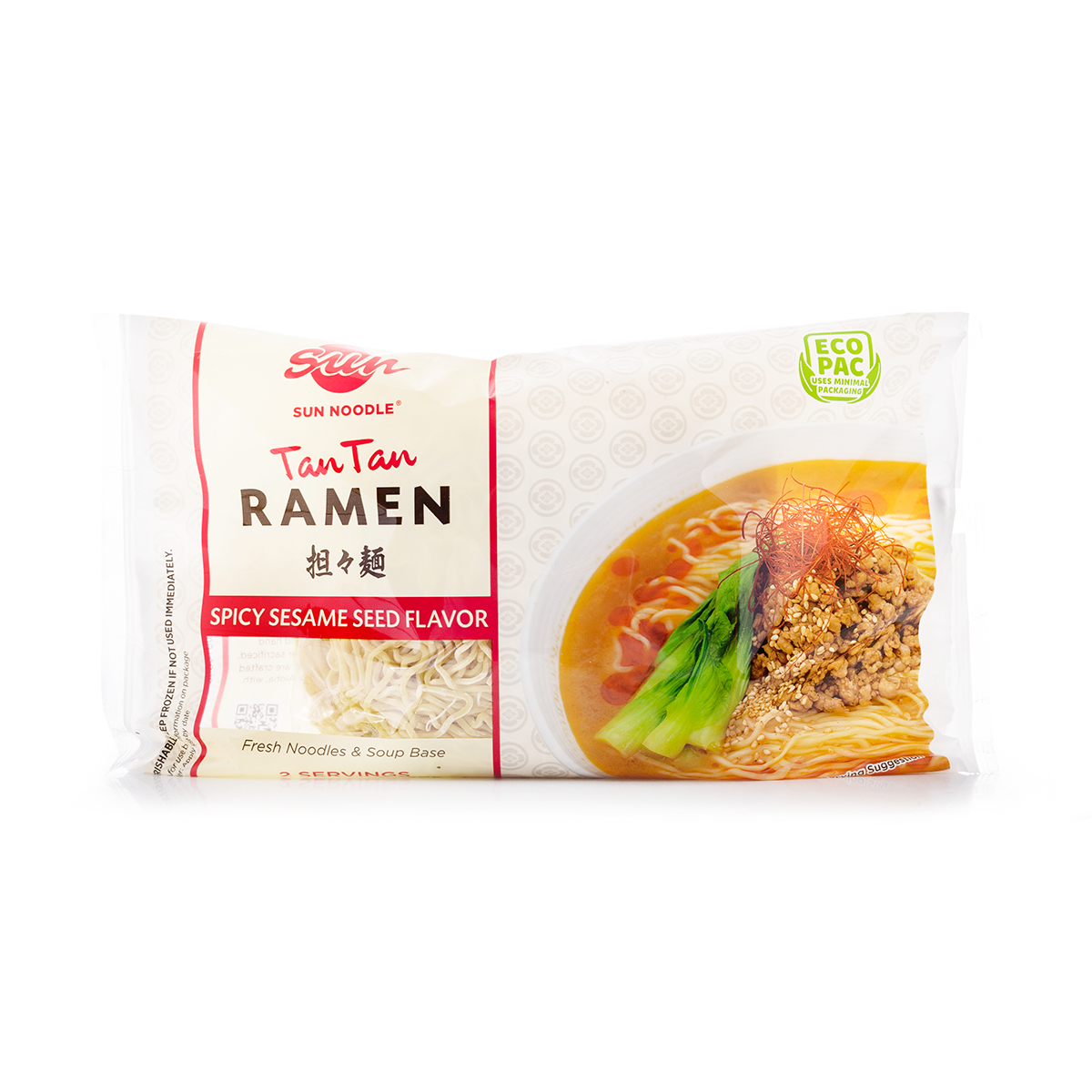 Sun Noodle TanTan Ramen, Spicy Sesame Seed Flavor Frozen 2pk Weee!
