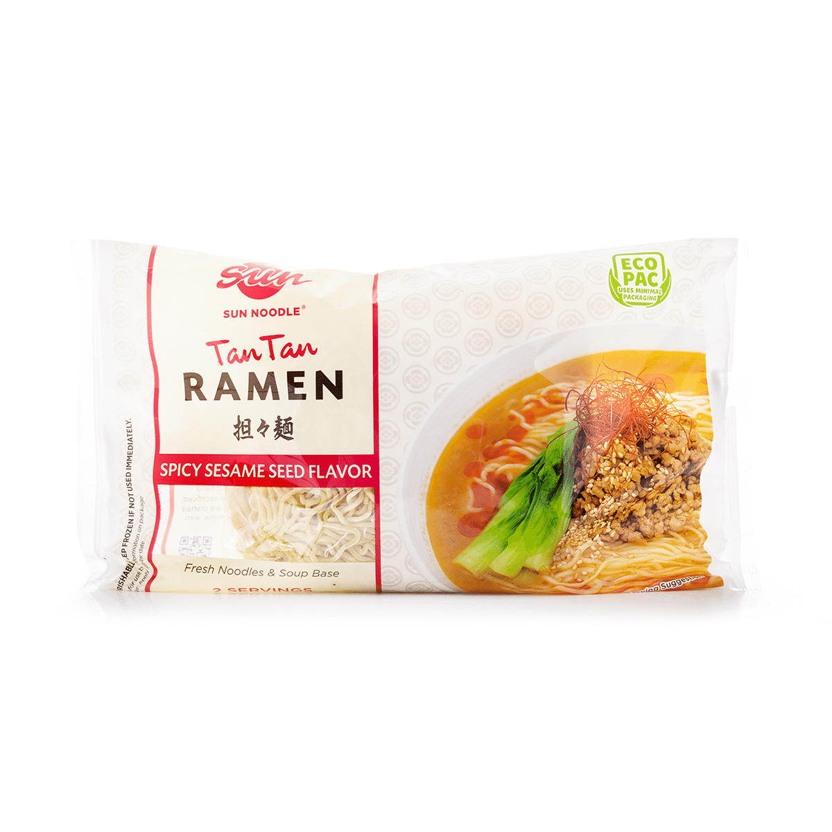 Sun Noodle 担担面 麻辣芝麻味 两人份 冷冻 13.9 盎司
