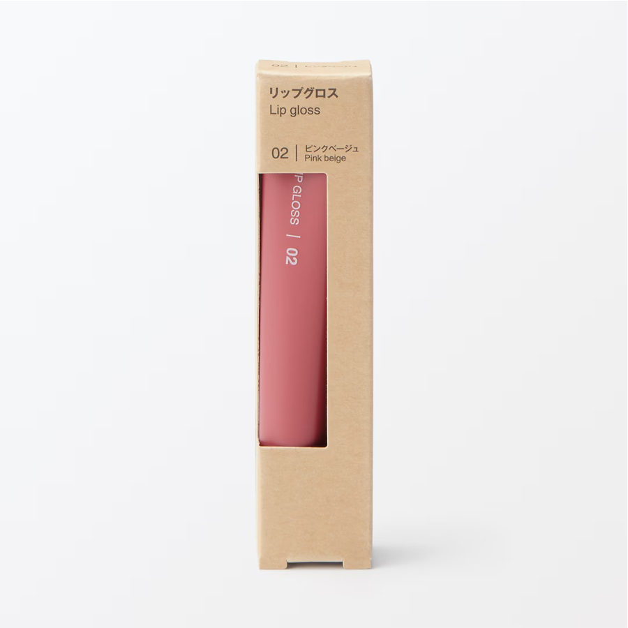 【日本直邮】 日本 MUJI 无印良品 延展丝滑 一抹上色 长效持妆 不拔干 保湿润泽唇彩 02 裸粉色 10.5g