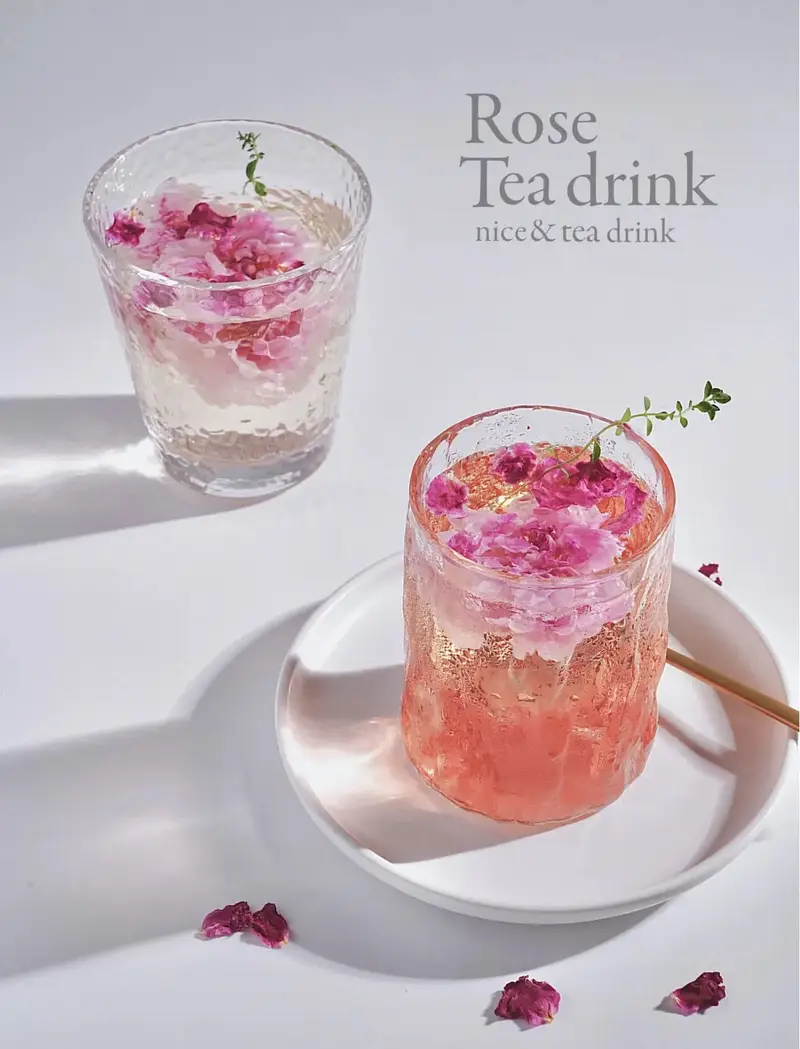 奢华干花混合，适用于茶叶和diy创作 – 桂花、红玫瑰花瓣和茉莉花，用于香薰和清新茶饮 商品详情 2