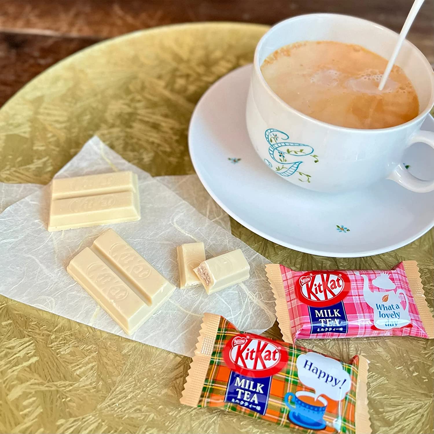 Amazon | キットカット ミニ ミルクティー味 11枚 | ネスレ日本 | チョコレート 通販