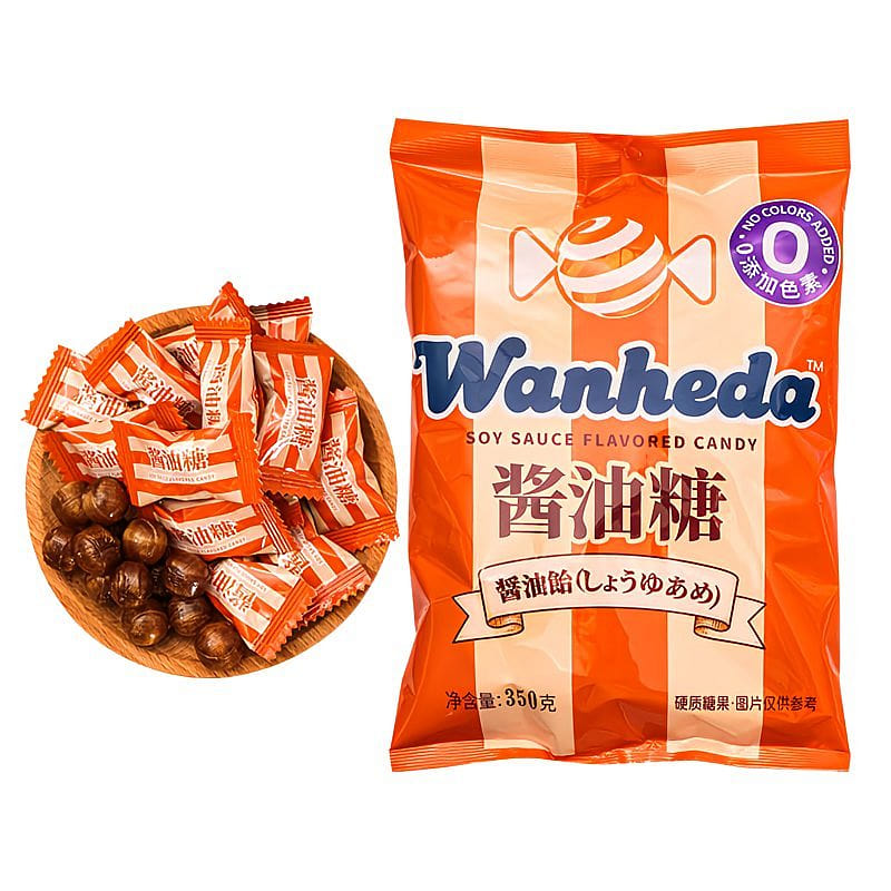 Soy Sauce Hard Candy Sea Salt Maltose Snack 350 g