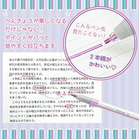 サンスター文具水性ペンツインク2色線ペン4本DセットS4540859