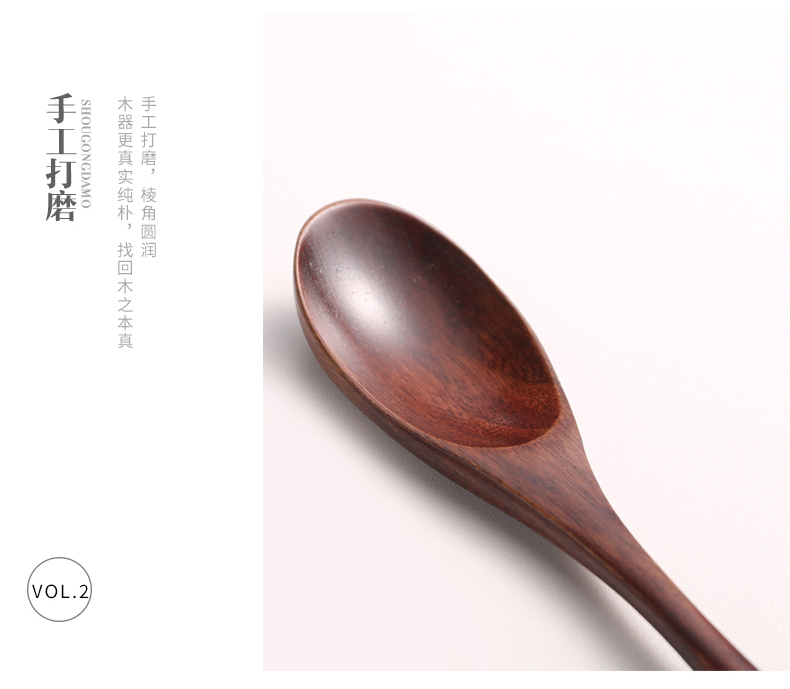 SUMI Artisan-Crafted  Wood Chopsticks & Spoon 2 Packs