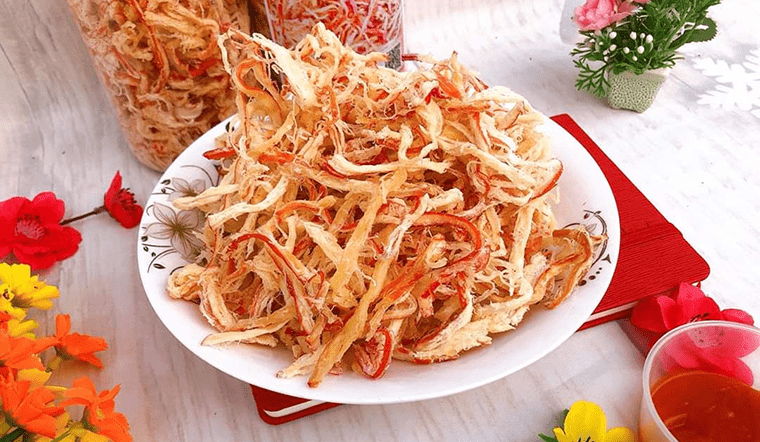 Hướng Dẫn Cách Làm Mực Xé Sợi Hấp Nước Dừa Tại Nhà