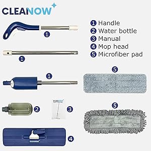 cleanow spray n shine spraymop 地板清洁拖把,清洁效率高