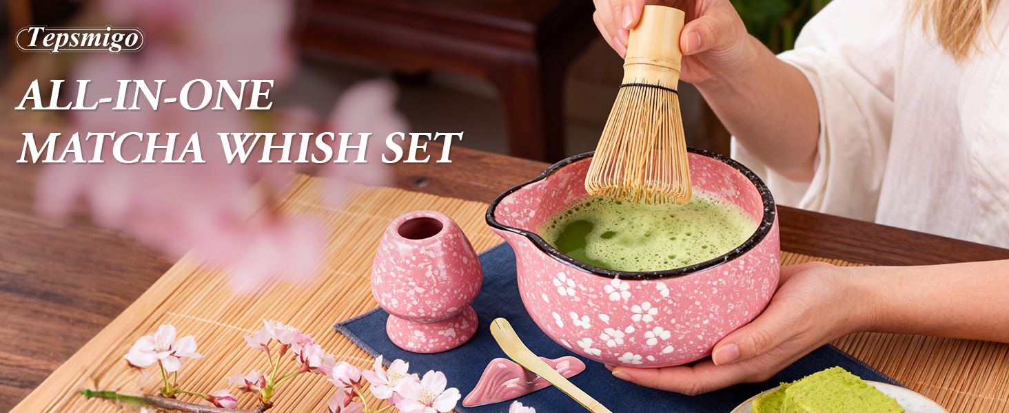 matcha whisk set matcha set whisk and bowl matcha kit set matcha tea set matcha bowl set