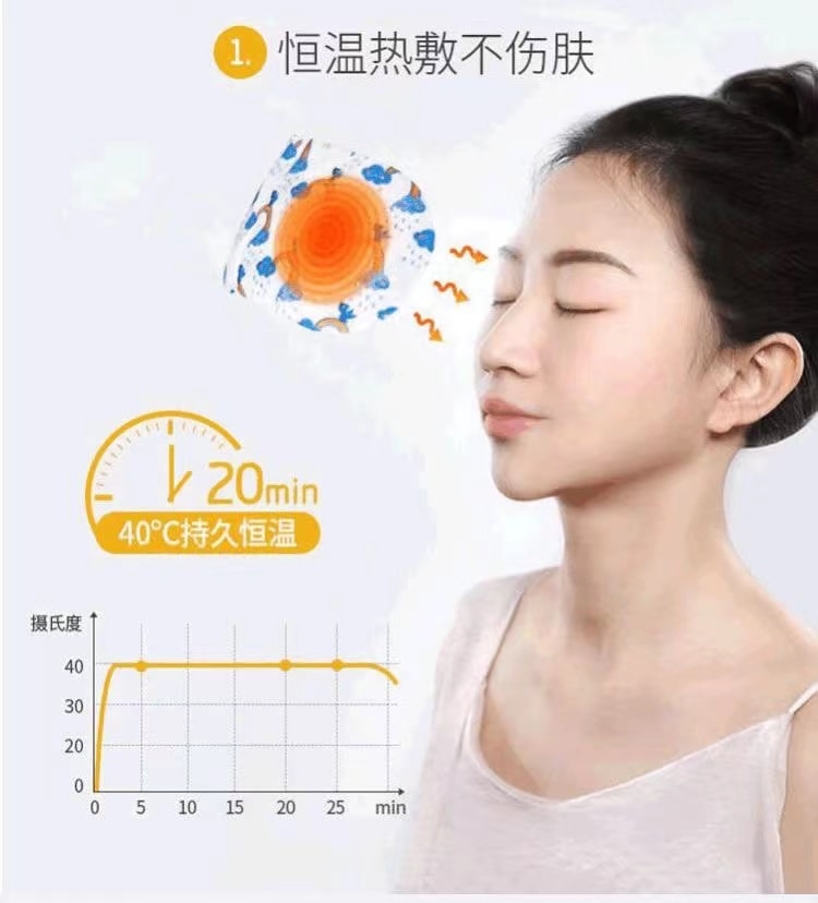 【中國直郵】雲南白藥熱敷蒸汽眼罩熱敷眼貼 緩解眼疲勞 溫潤護目 遮光助眠 30片【國貨經典】
