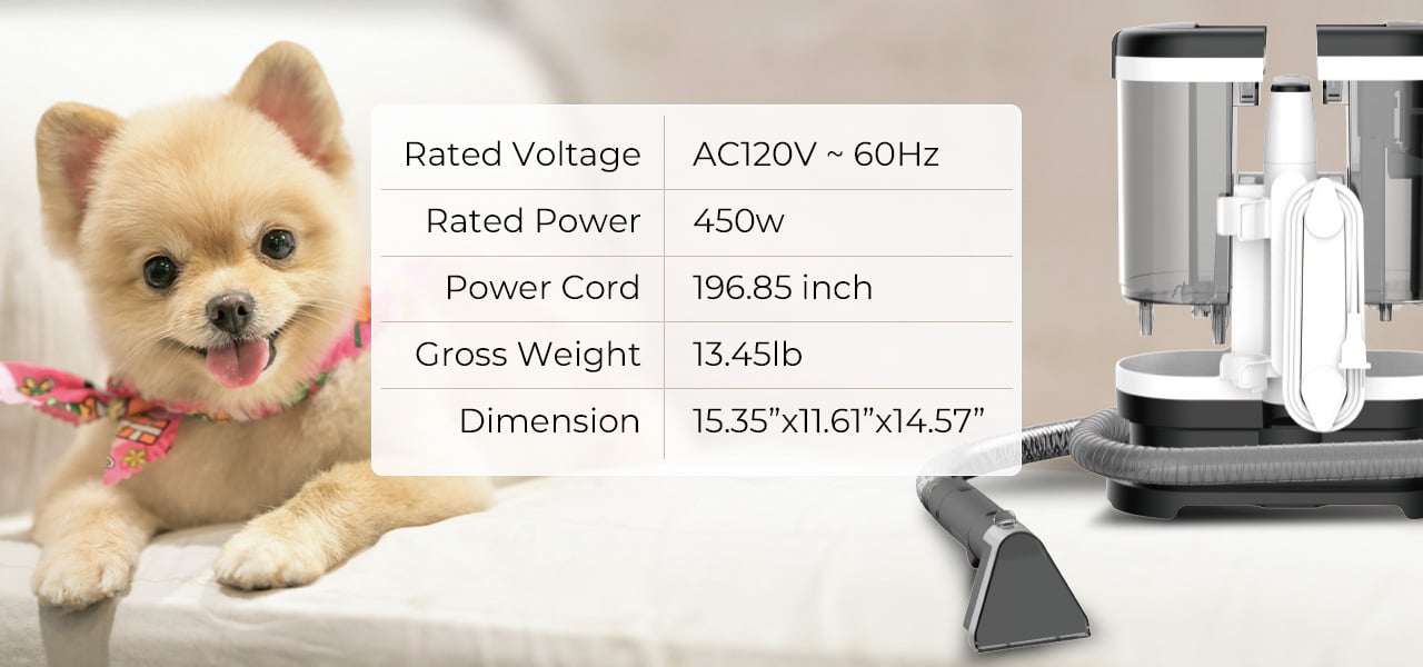 Rosewill Multi-Purpose Portable Carpet and Upholstery Cleaner details