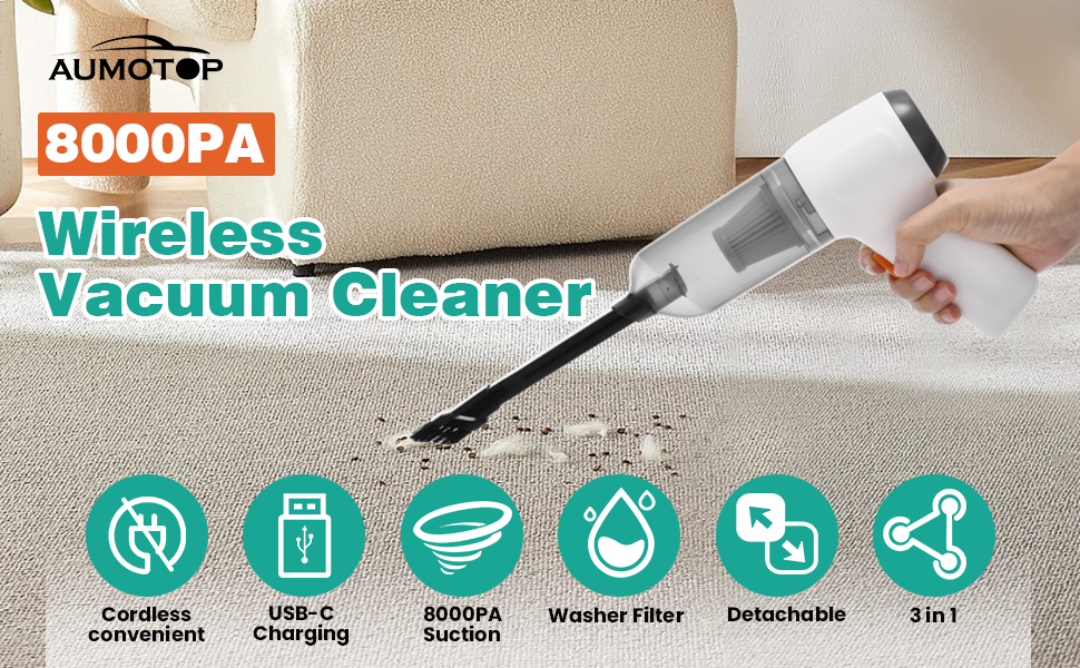 Handheld Vacuum Car Mini Vacuum Cleaner