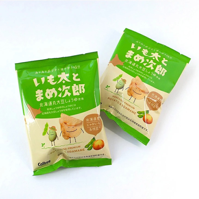 Calbee POTATO FARM Potato And Edamame 6pc Per pack - Yamibuy.com