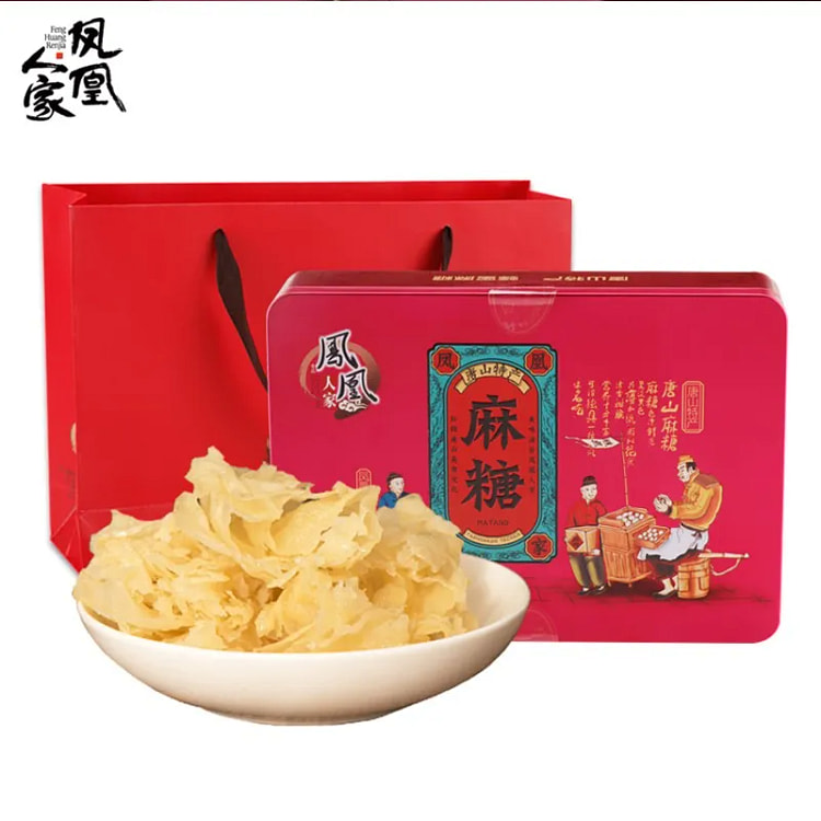 fenghua 鳳凰人家 蜂蜜ごま飴 ギフト缶 (500g) 1 ケース