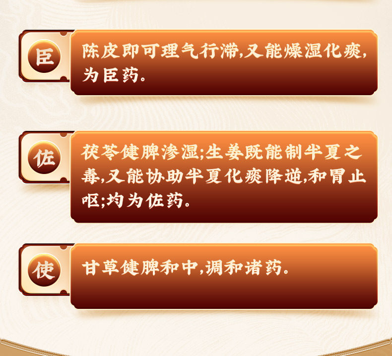 北京同仁堂 二陳丸  燥溼化痰 理氣和胃  12袋/盒