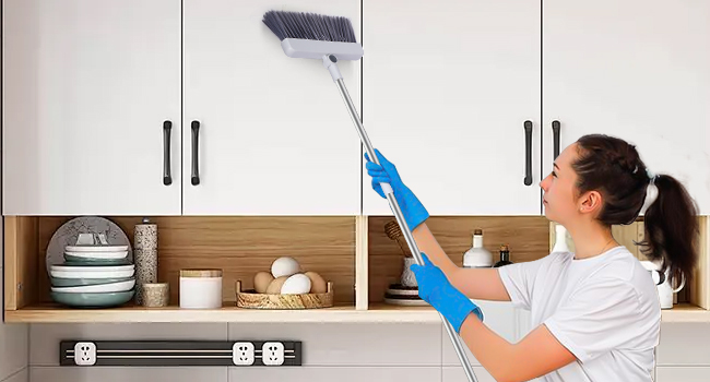 長柄掃帚和簸箕組合套裝