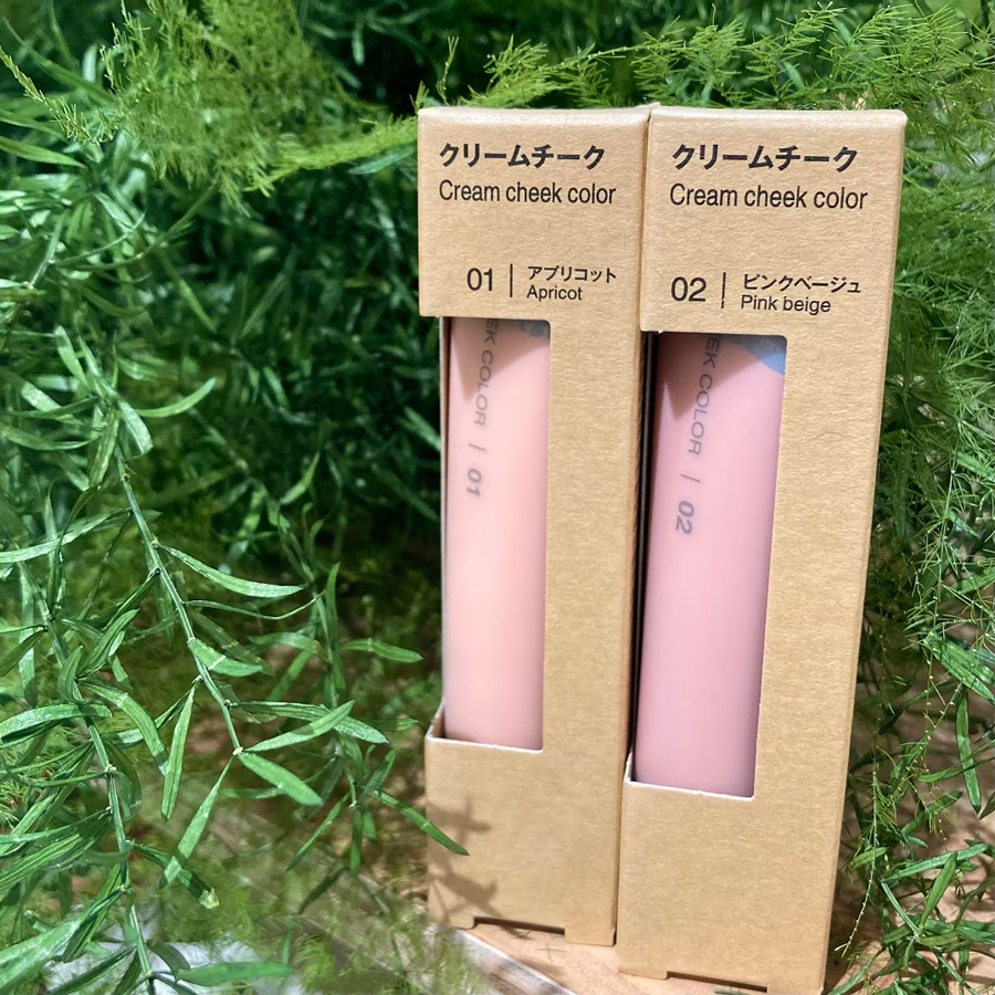 【日本直邮】 日本 MUJI 无印良品 水润奶油 液体腮红 自然提气色 01号 杏色 10g
