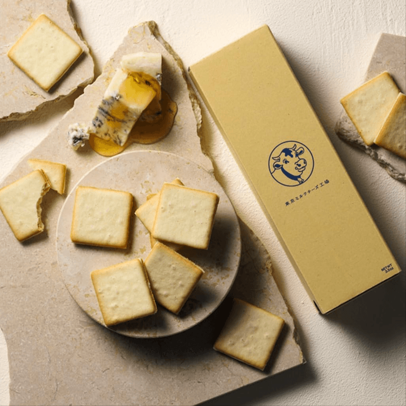 【日本直邮】 新款东京牛奶芝士工厂 蜂蜜古冈左拉芝士饼干 9枚