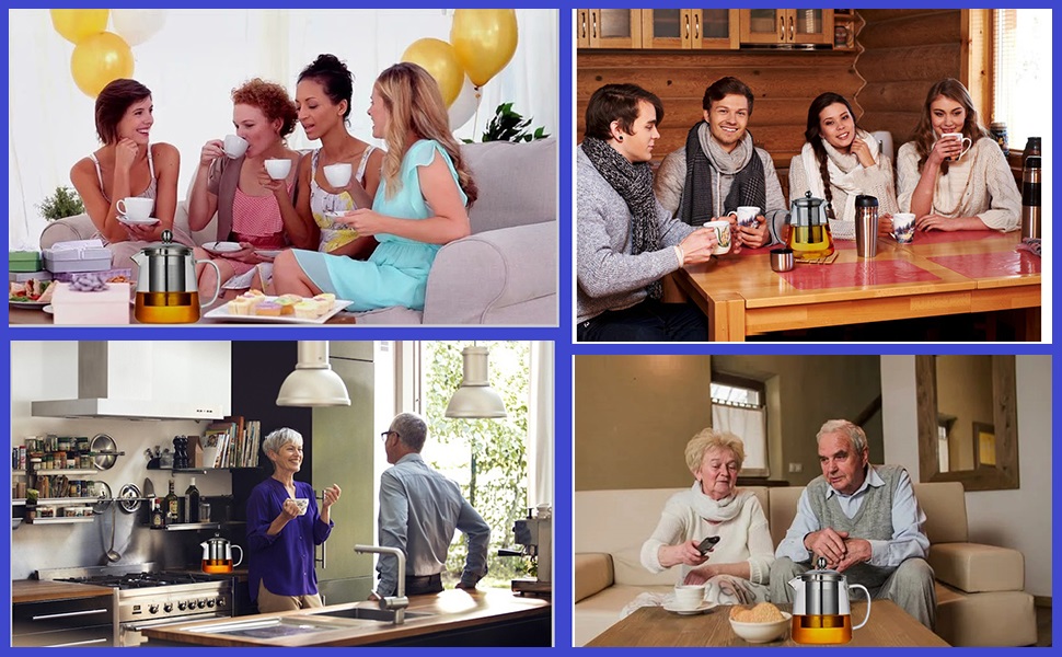  Glass Teapot Tea Kettle