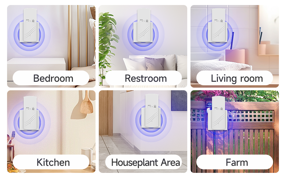 2024新款【黏捕式滅蚊燈】家用室內捕蚊器UV 紫光誘捕式捕蠅器附小夜燈功能 附2塊黏板