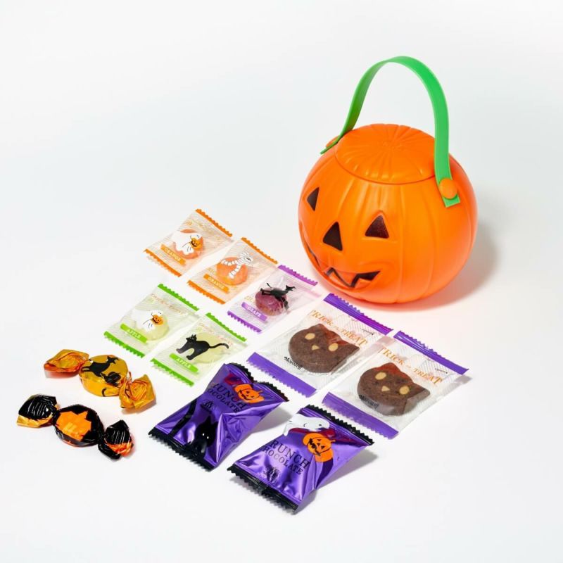専用＊Halloween＊パンプキン＆チョコ色ミニバラ　フェイクスワッグ 日本からの直送】ジャパンモロソフ ハロウィン限定 アソート