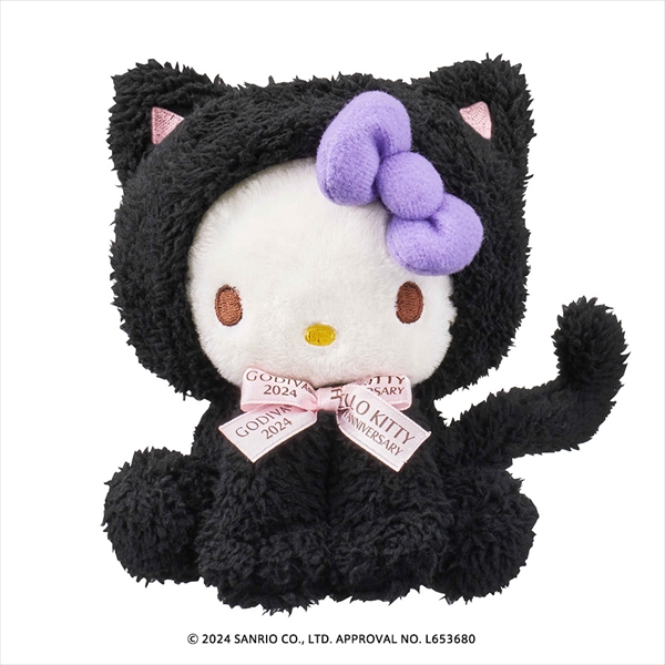 GODIVA ブラックキャット G クリスピー（3粒入）+ハローキティ