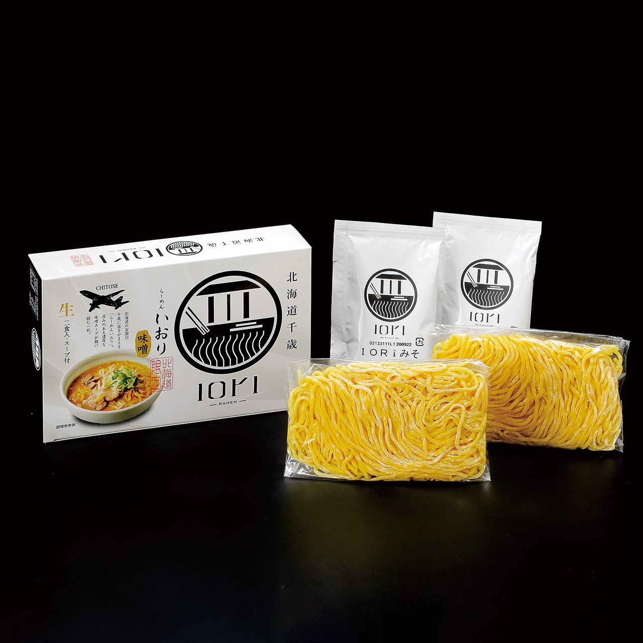 【日本直邮】日本 森住制面 2人份 拉面IORI 味噌味
