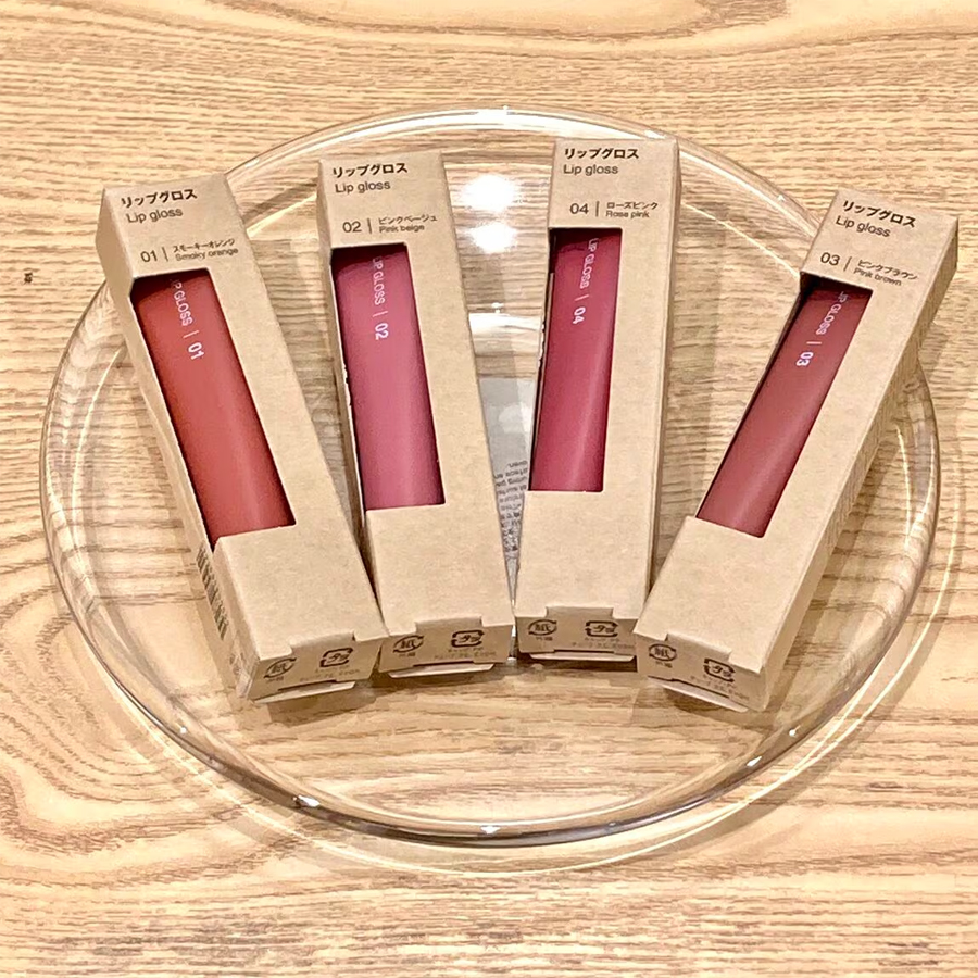 【日本直邮】 日本 MUJI 无印良品  延展丝滑 一抹上色 长效持妆 不拔干 保湿润泽唇彩 04 玫瑰粉 10.5g