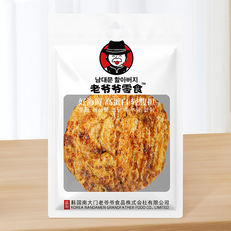 韩国南大门老爷爷 安康鱼烤鱼片辣味35g