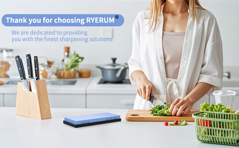 Sharpening Stone, Single sided whetstone, knife sharpener stone with a precision