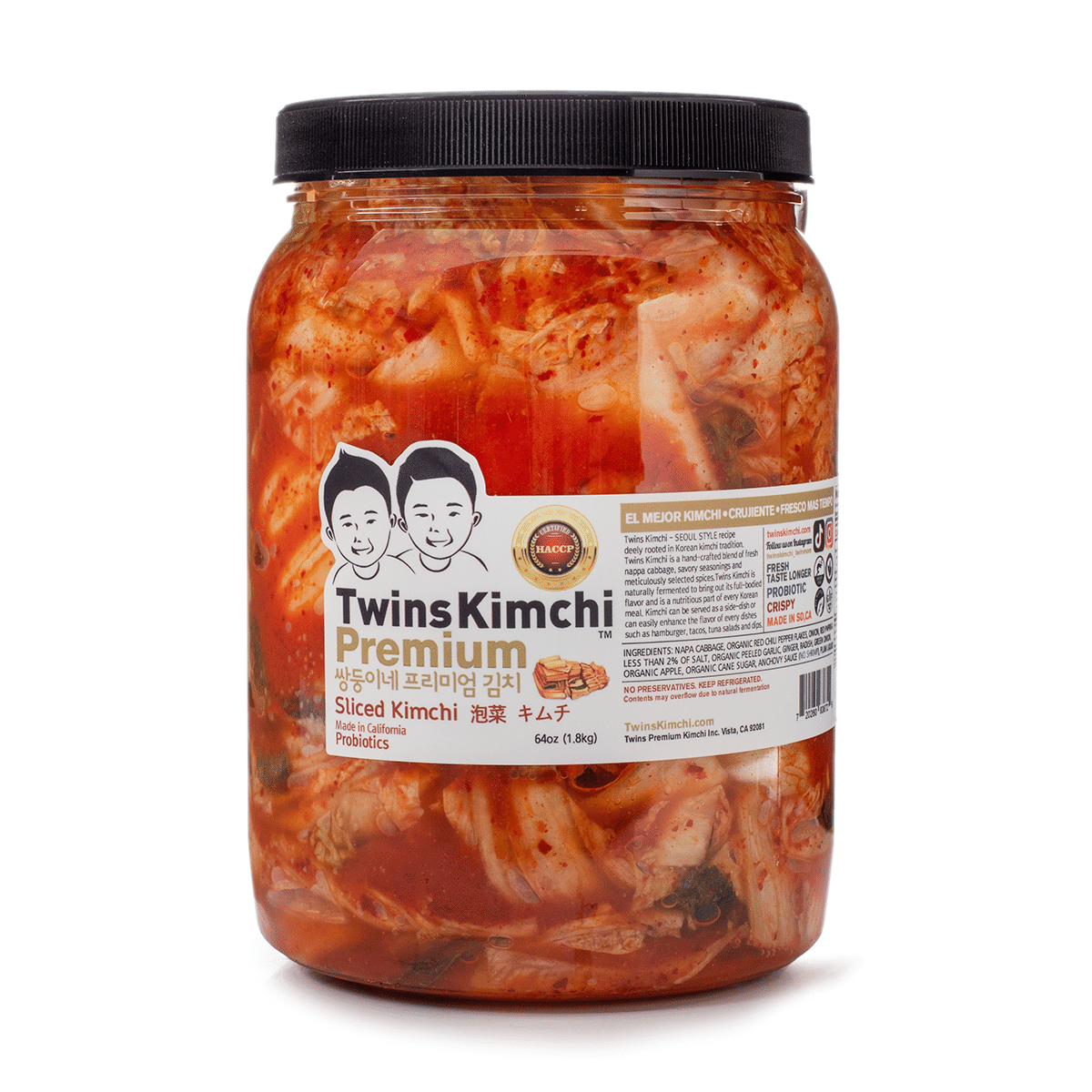 Kimchi em Fatias Premium Twins 64 oz