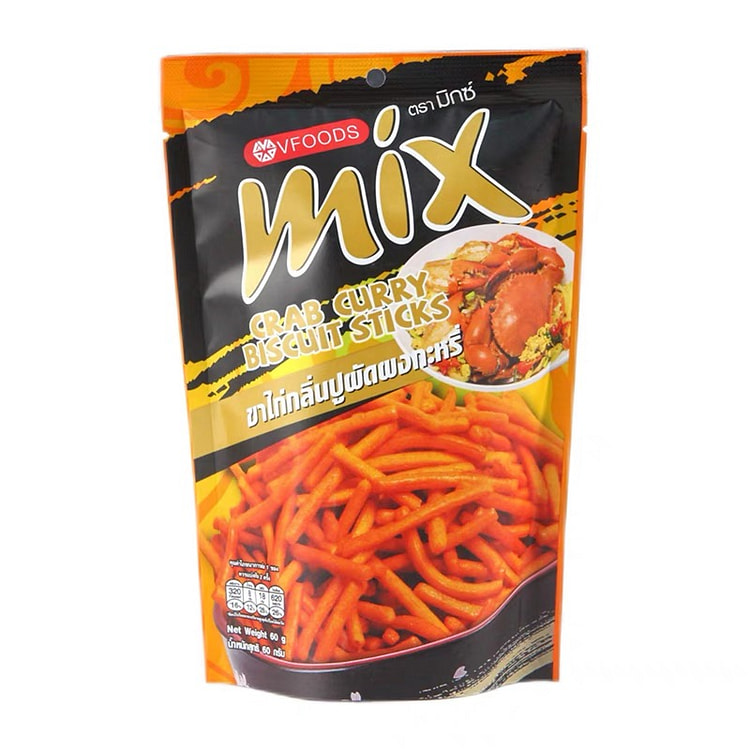 泰国MIX脆脆条咖喱蟹味60g
