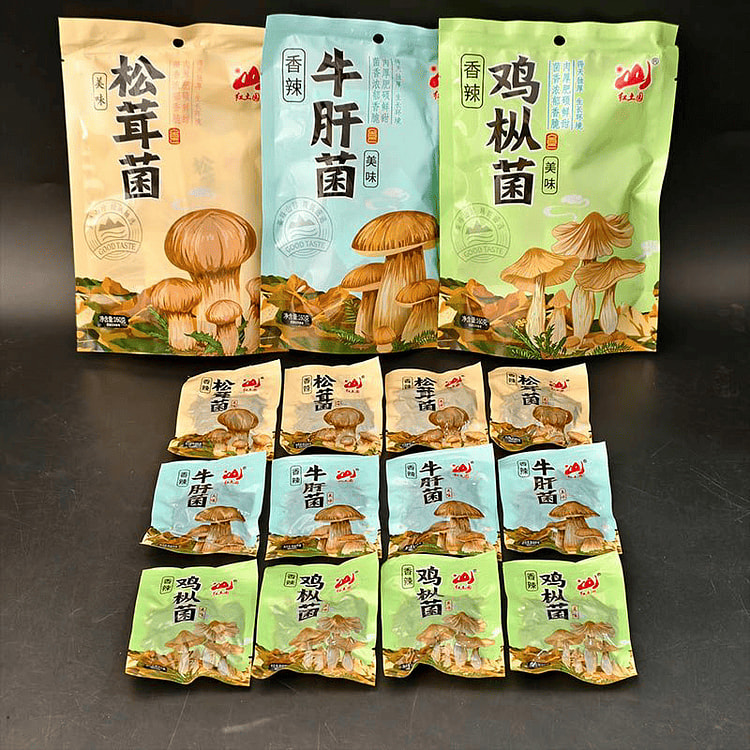 云南特产鸡枞菌松茸牛肝菌10小袋