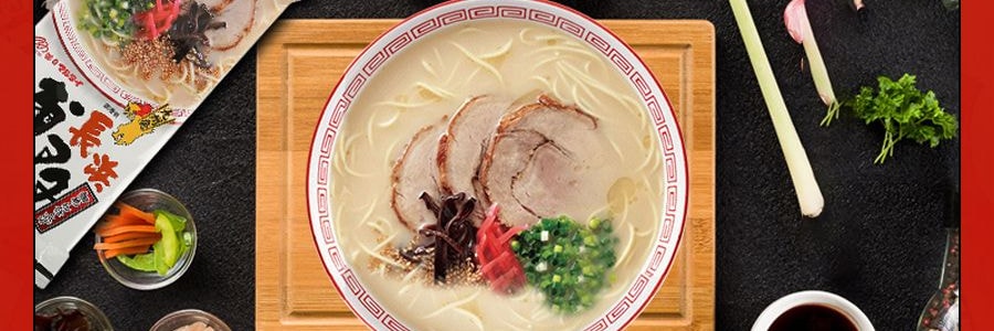 日本MARUTAI 博多豚骨汤风味拉面 2人份 185g