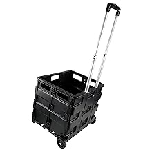 Olympia Tools 85-010 Grand Pack-N-Roll Portable Cart, back view.