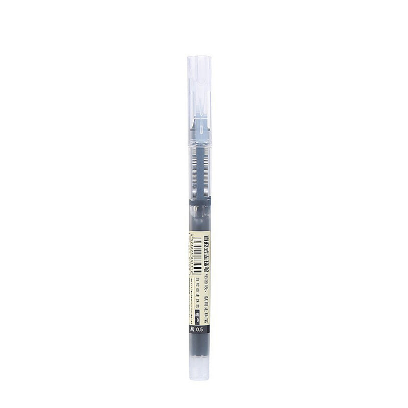 Liquid Gel Pen Quick Dry 0.5mm Black 1 each