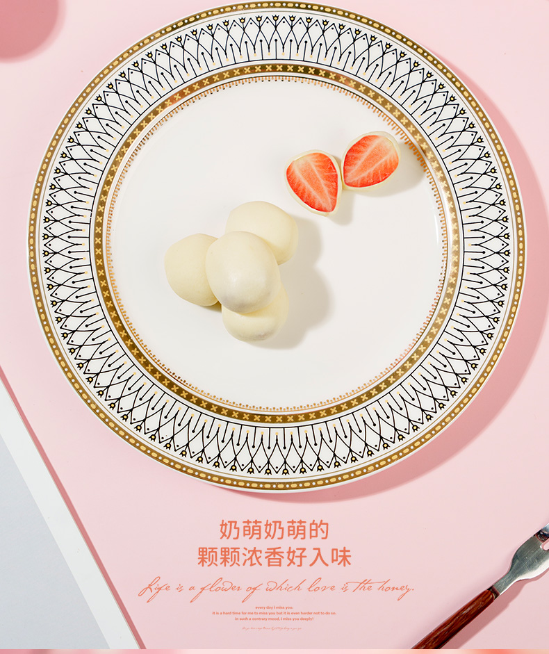 酸酸甜甜【奶香草莓球】 100克 本宮餓了同款 奶棗一樣的口味 酸甜奶芙夾心草莓乾 蜜餞果乾 網紅休閒零食