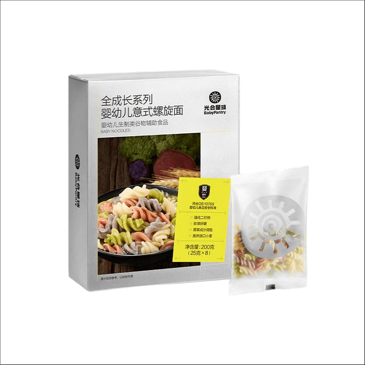 面条婴儿辅食意式螺旋面200g 200 克