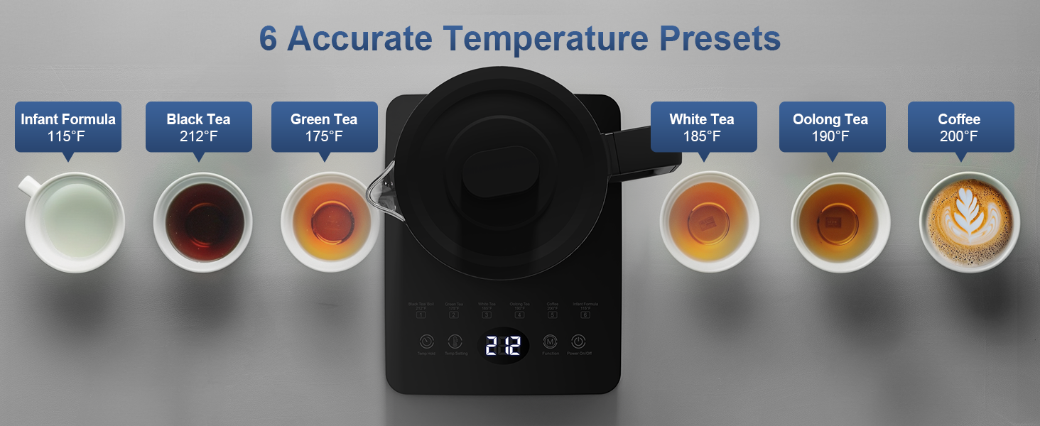 6 Accurate Temperature Presets