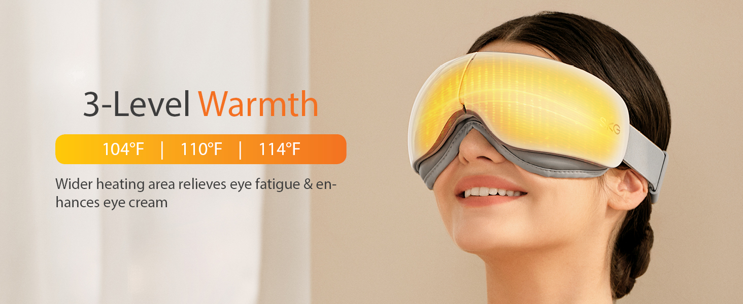 heated eye massager
