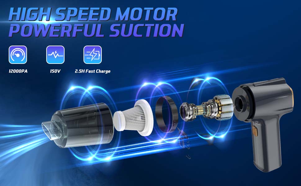 car vacuum cleaner high power