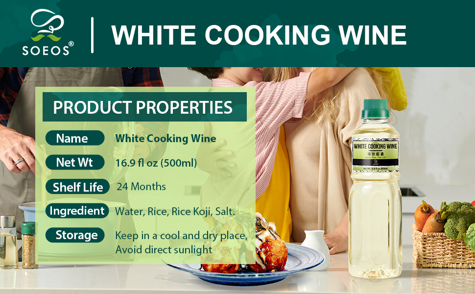 soeos, herb, spices, cooking wine, white cooking wine