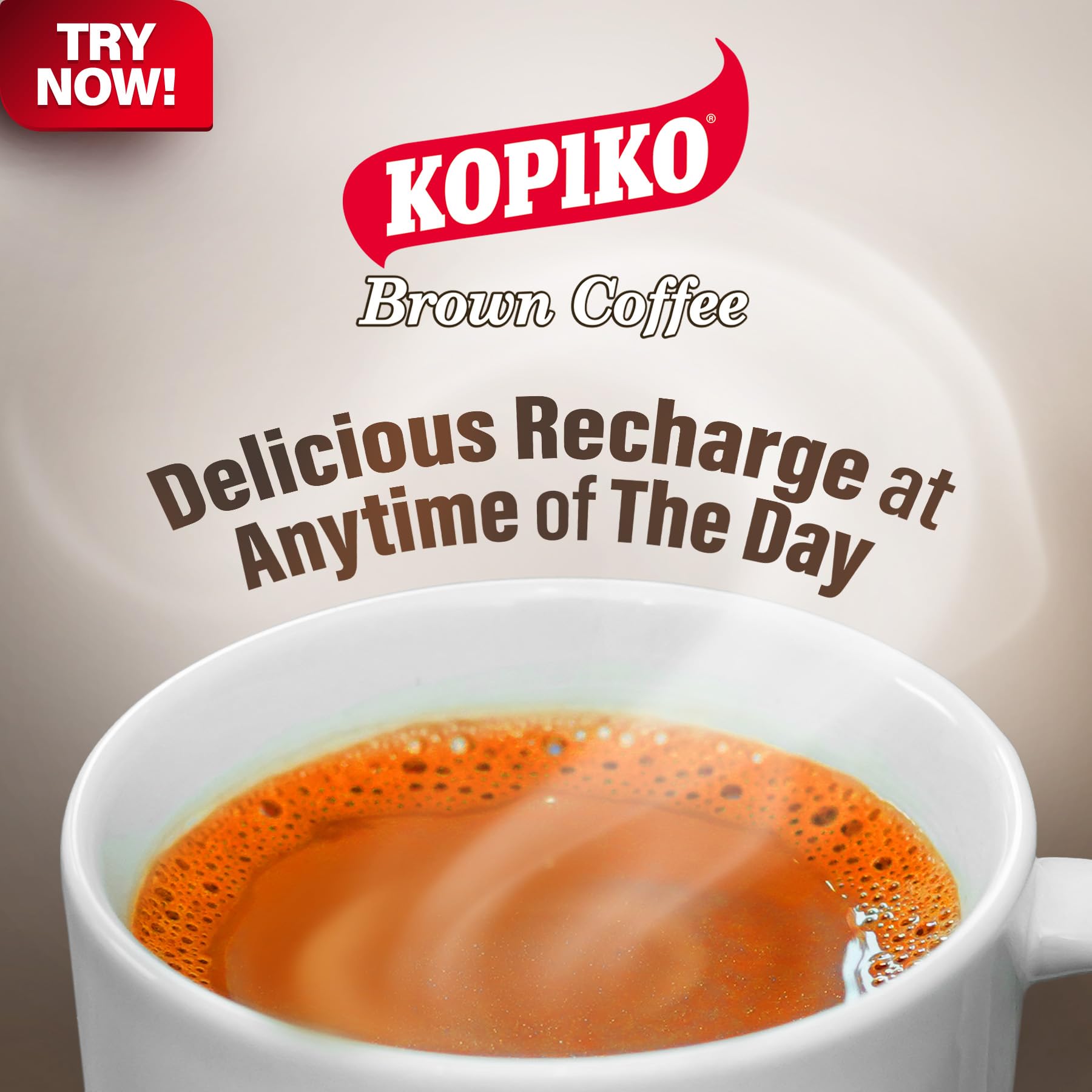 Kopiko Brown Instant Coffee Mix - The Irresistibly Delicious Coffee with Brown Sugar (0.88 OZ/25gr x 30 Coffee Packets)