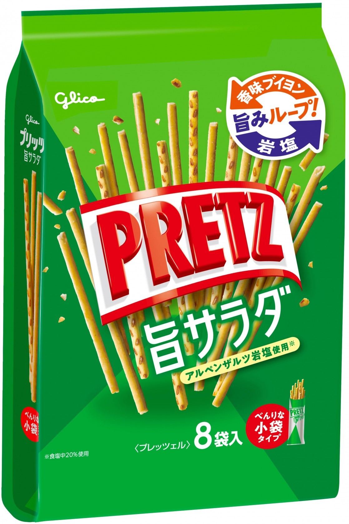 Pretz 沙拉<8袋>包装图片