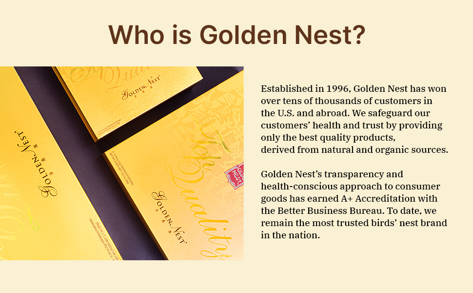 A short summary of who Golden Nest is