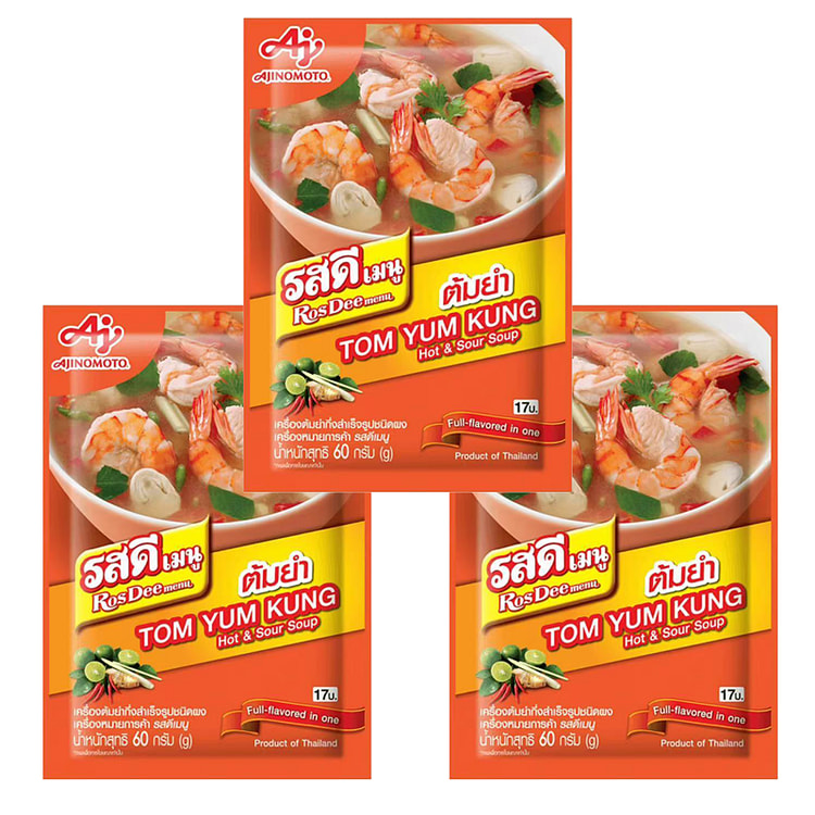 泰国Ros Dee冬阴功风味调味料60g*3
