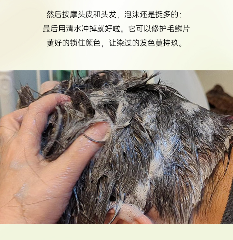 【日本直邮】日本 利尻昆布 无添加 植物染发洗发水 无硅油 黑色 洗染一体2合1 补色染发